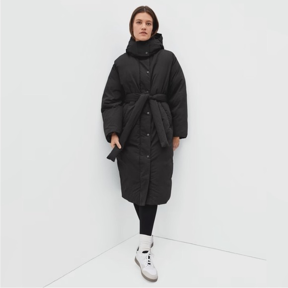 Everlane Black Duvet Puffer Size S - Picture 2 of 4